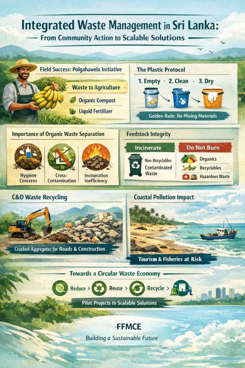 Sustainable Waste Management by FFMCE in Sri Lanka